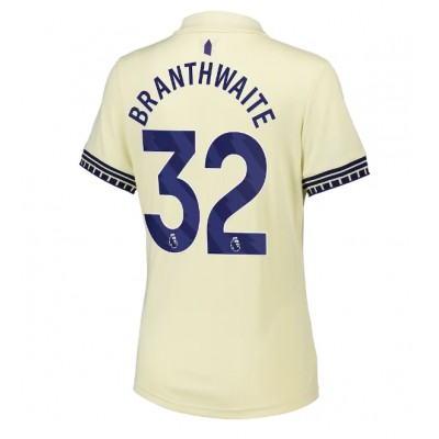 Camiseta Everton Jarrad Branthwaite #32 Segunda Equipación Replica 2025-26 para mujer mangas cortas Camiseta Everton Jarrad Branthwaite #32 Segunda Equipación Replica 2025-26 para mujer mangas cortas